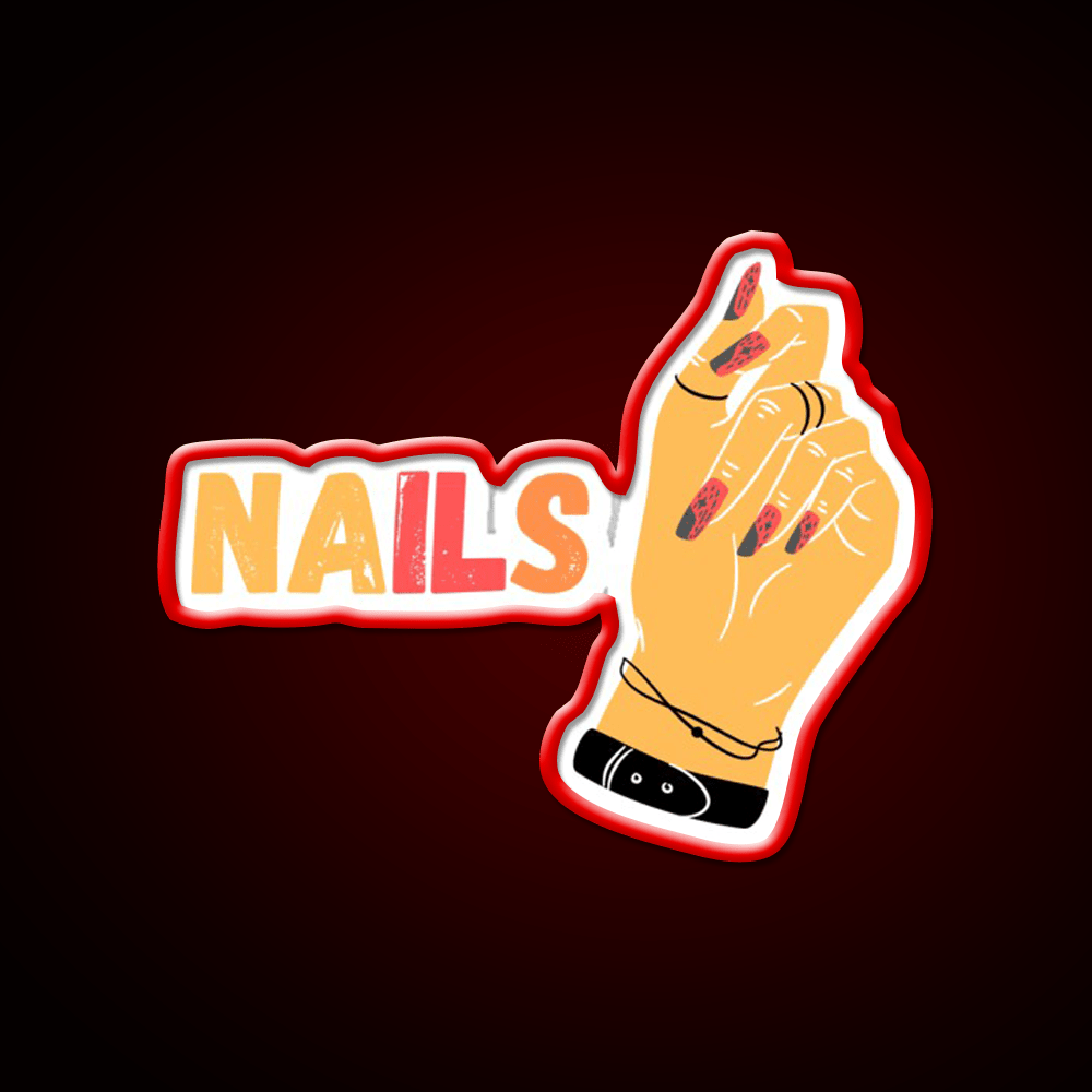 Summer Nails 2023 Nail Salon Led Neon Sign Rgb Color - Shineneon