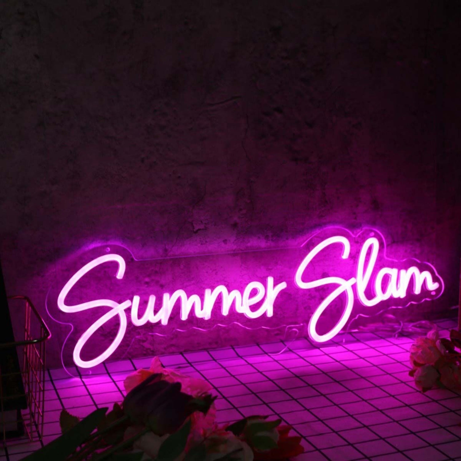 Summer Slam Purple Led Neon Sign - Shineneon