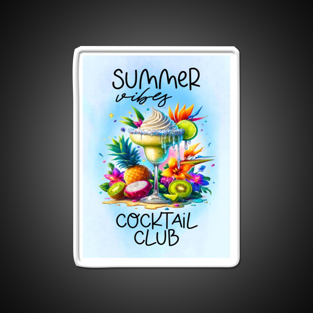 Summer Vibes Cocktail Club Cocktail Bar Decor Led Neon Sign Rgb Color - LED neon sign view 11