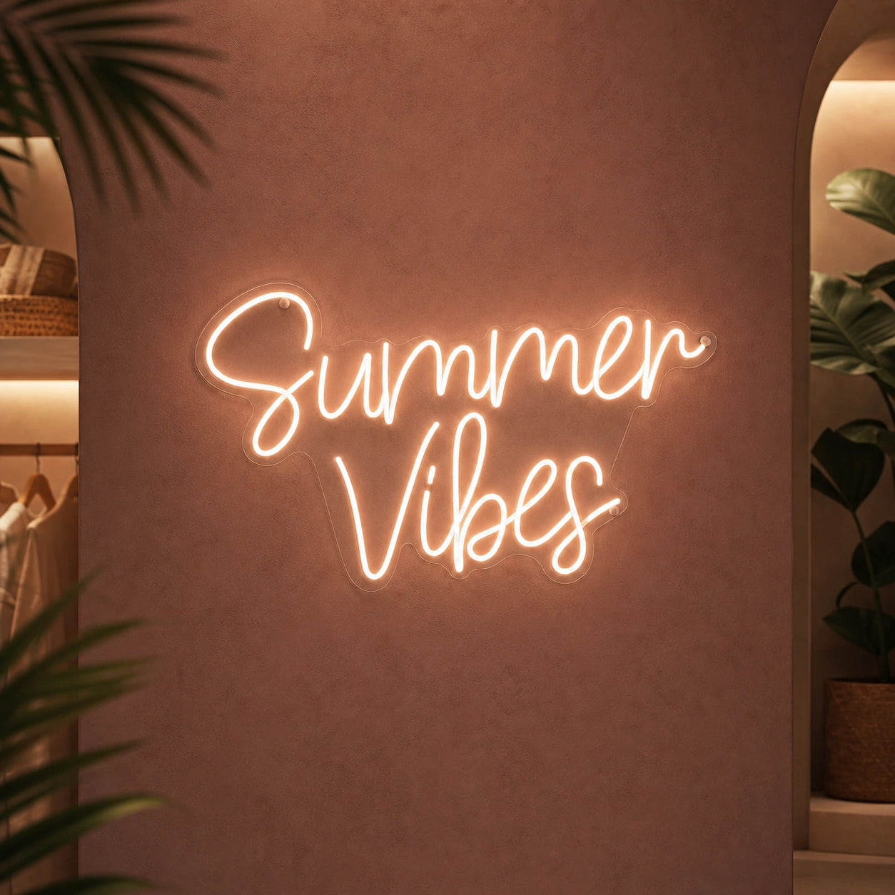 Summer Vibes Wall Decor LED Neon Sign Garage Man Cave Neon Sign high-converting product image
