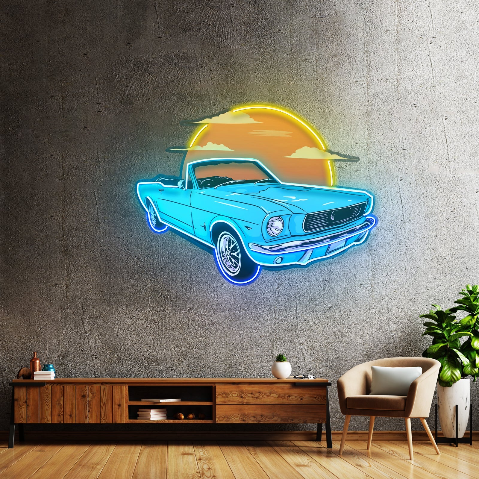 Summer Vintage Car Led Neon Sign Light Custom Led Signs - Shineneon
