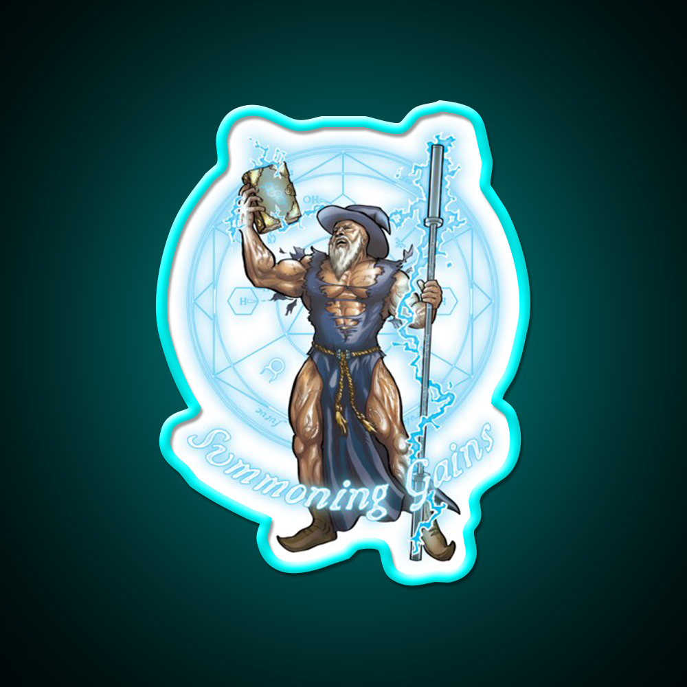 Summoning Gains Gym Fitness Led Neon Sign Rgb Color