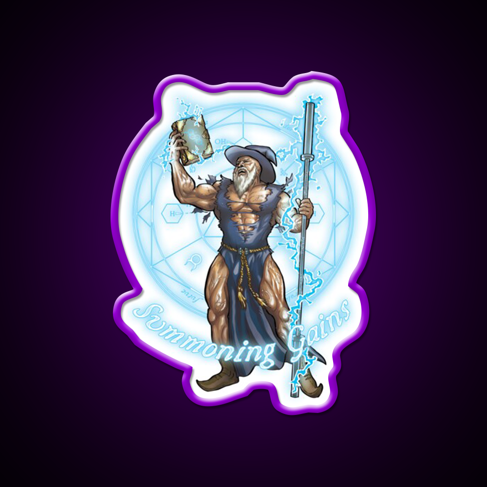 Summoning Gains Gym Fitness Led Neon Sign Rgb Color