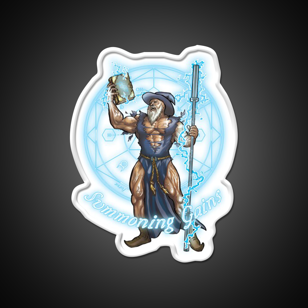 Summoning Gains Gym Fitness Led Neon Sign Rgb Color