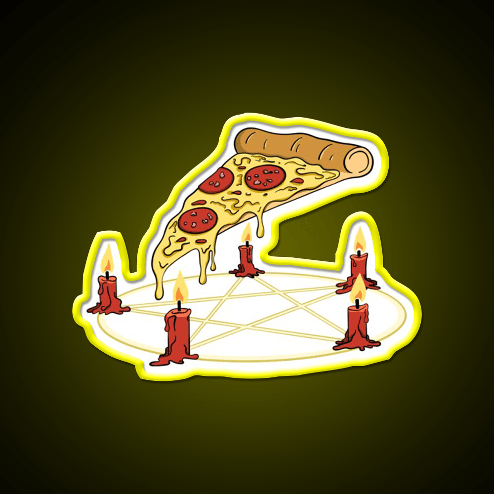 Summoning Pizza Fast Food Led Neon Sign For Burger Place Rgb Color - Shineneon