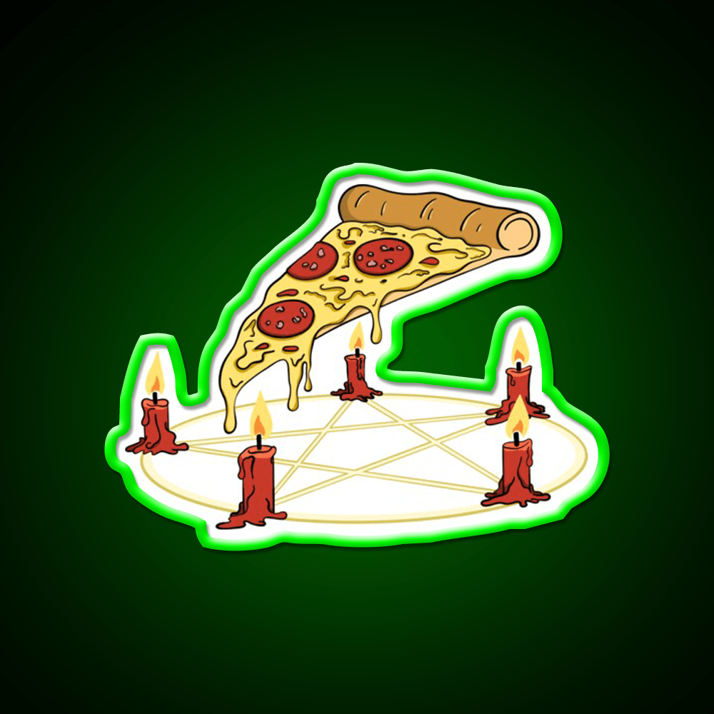 Summoning Pizza Fast Food Led Neon Sign For Burger Place Rgb Color - Shineneon