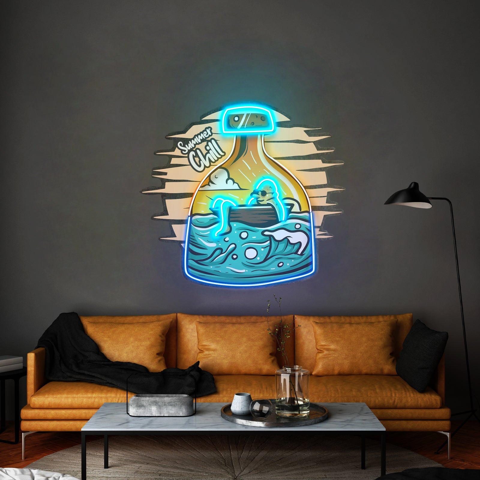 Sumurai Skullcap Led Neon Sign Light Custom Led Signs - Shineneon