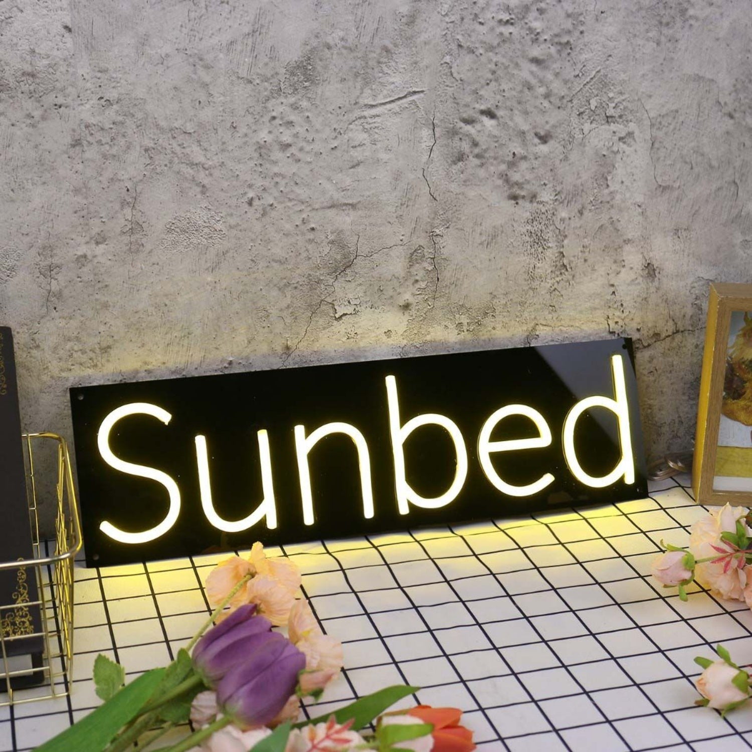 Sun Bed Yellow Led Neon Sign - Shineneon