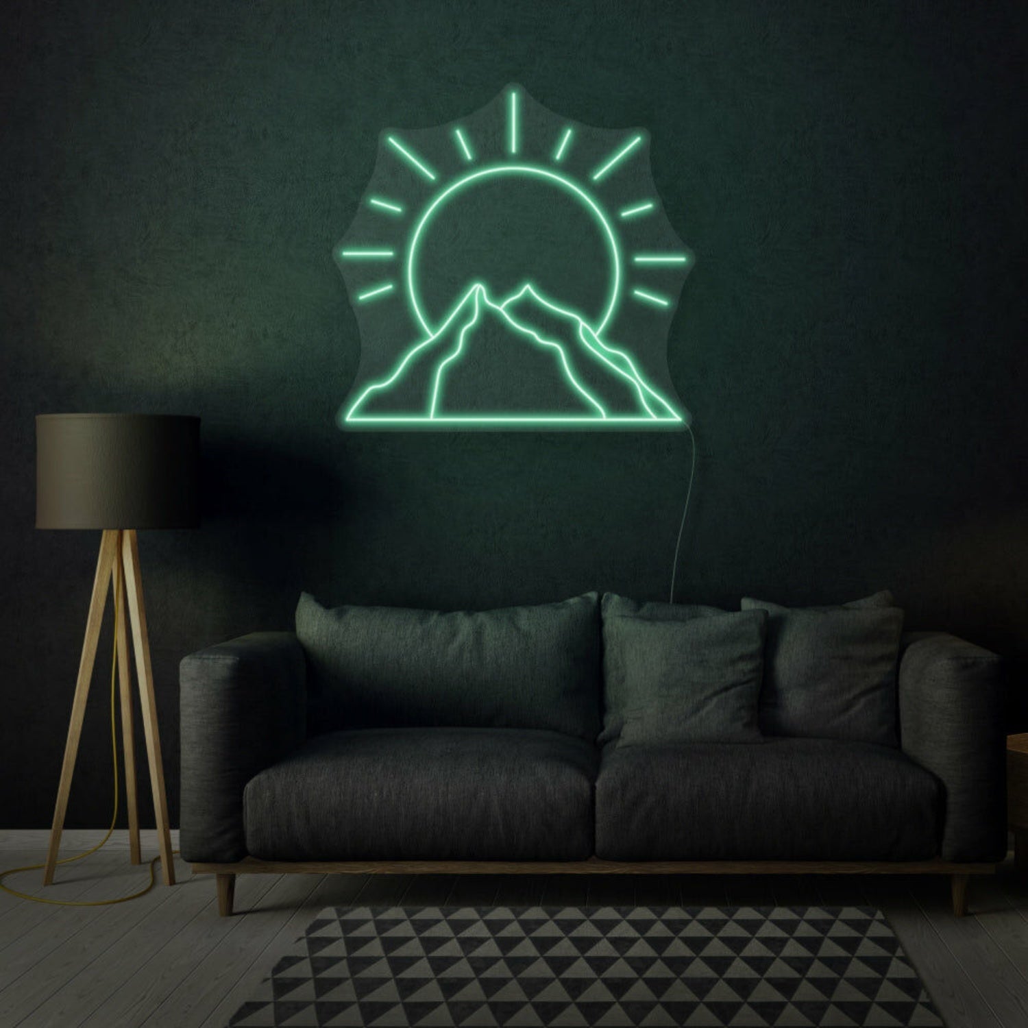 Sun Behind Mountain Led Neon Sign - Shineneon