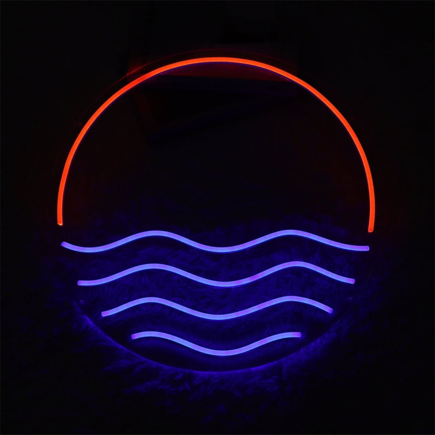 Sun Ocean Led Neon Sign For Bars Home Decor And Celebrations - Shineneon