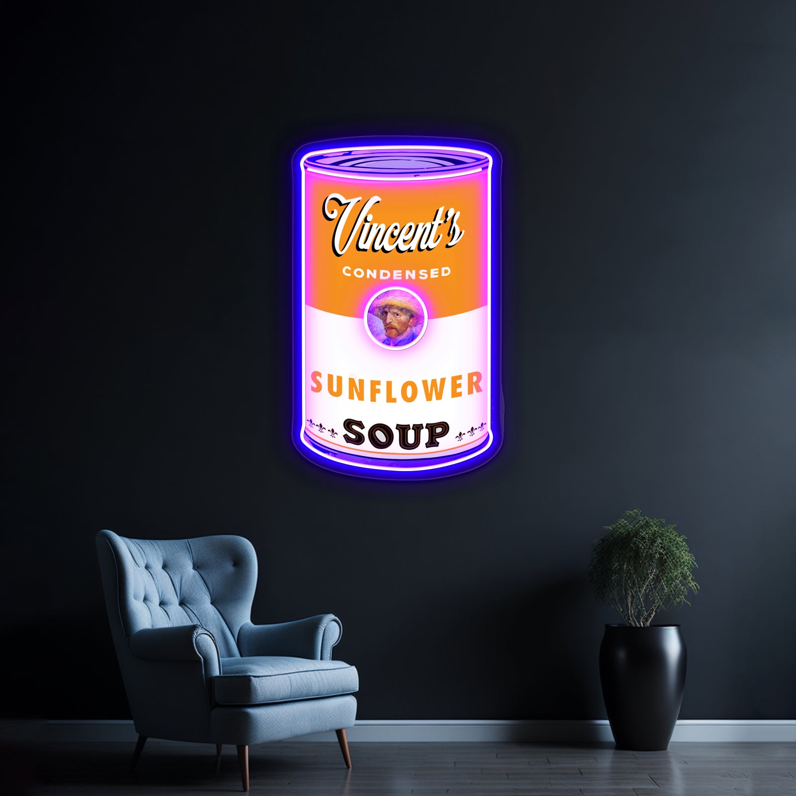 Sunflower Soup Artwork Neon Signs For Sale | Shineneon