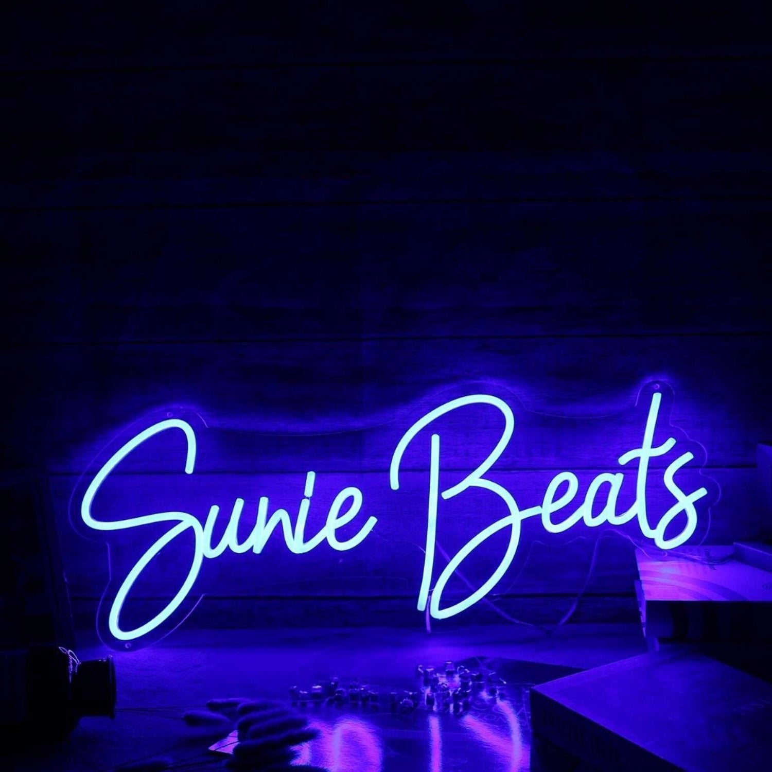 Sunie Beats Blue Led Neon Sign - Shineneon
