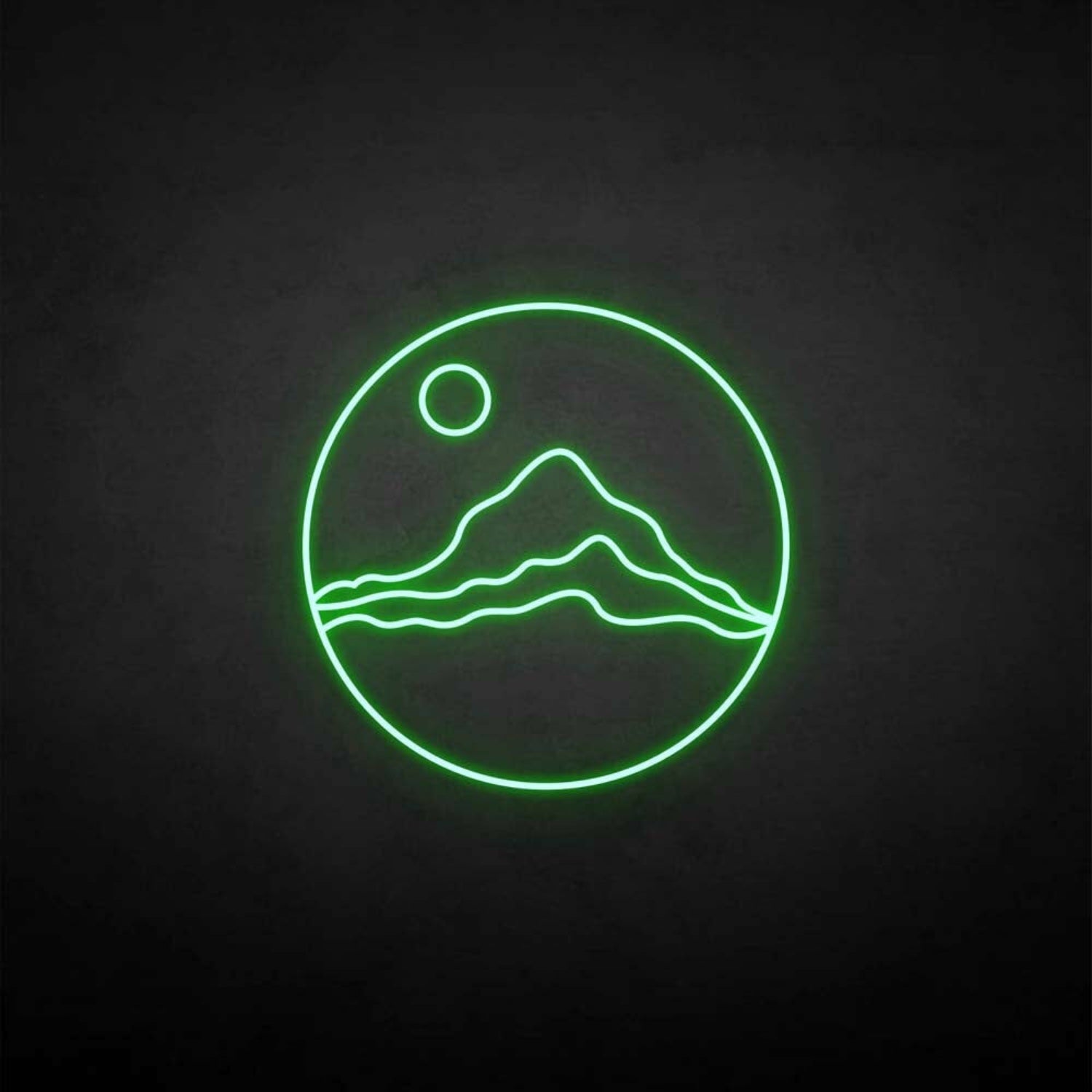 Sunset And Mountain2 Led Neon Sign - Shineneon