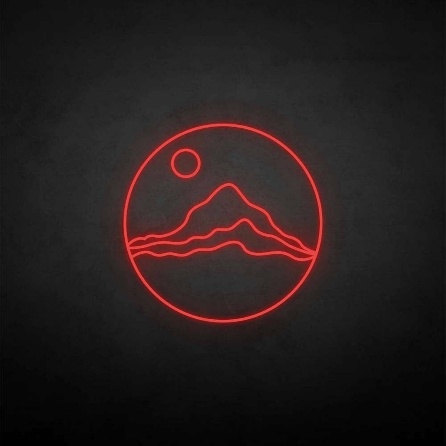 Sunset And Mountain2 Led Neon Sign - Shineneon