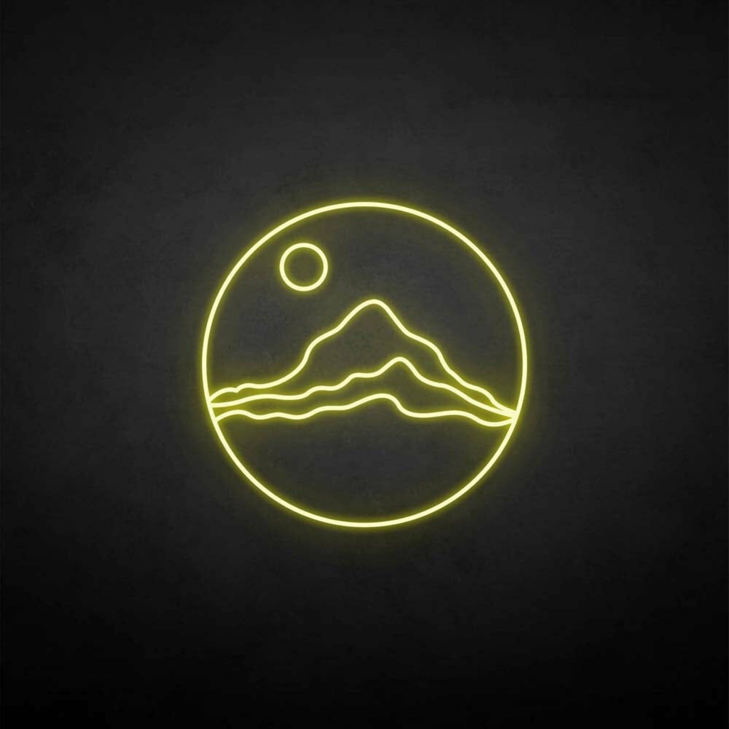 Sunset And Mountain2 Led Neon Sign - Shineneon
