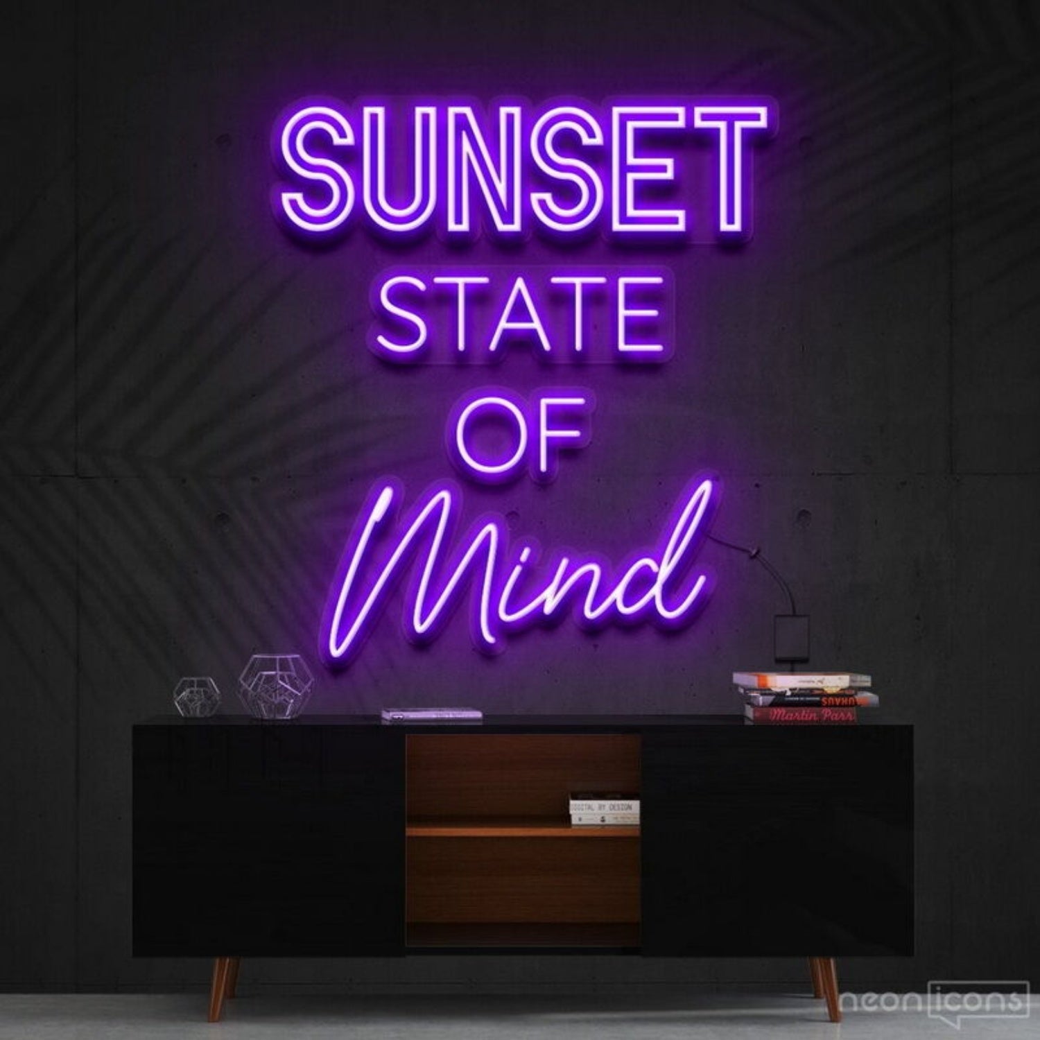 Sunset State Of Mind Led Neon Sign Fcalming And Nature Decor - Shineneon