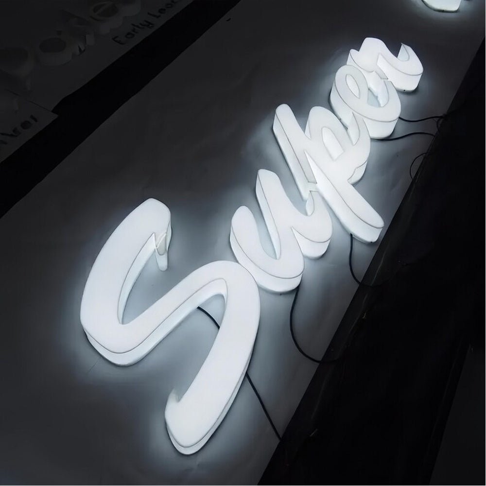 Super 3D Frontlit And Backlit Channel Letter Led Light Sign - Shineneon