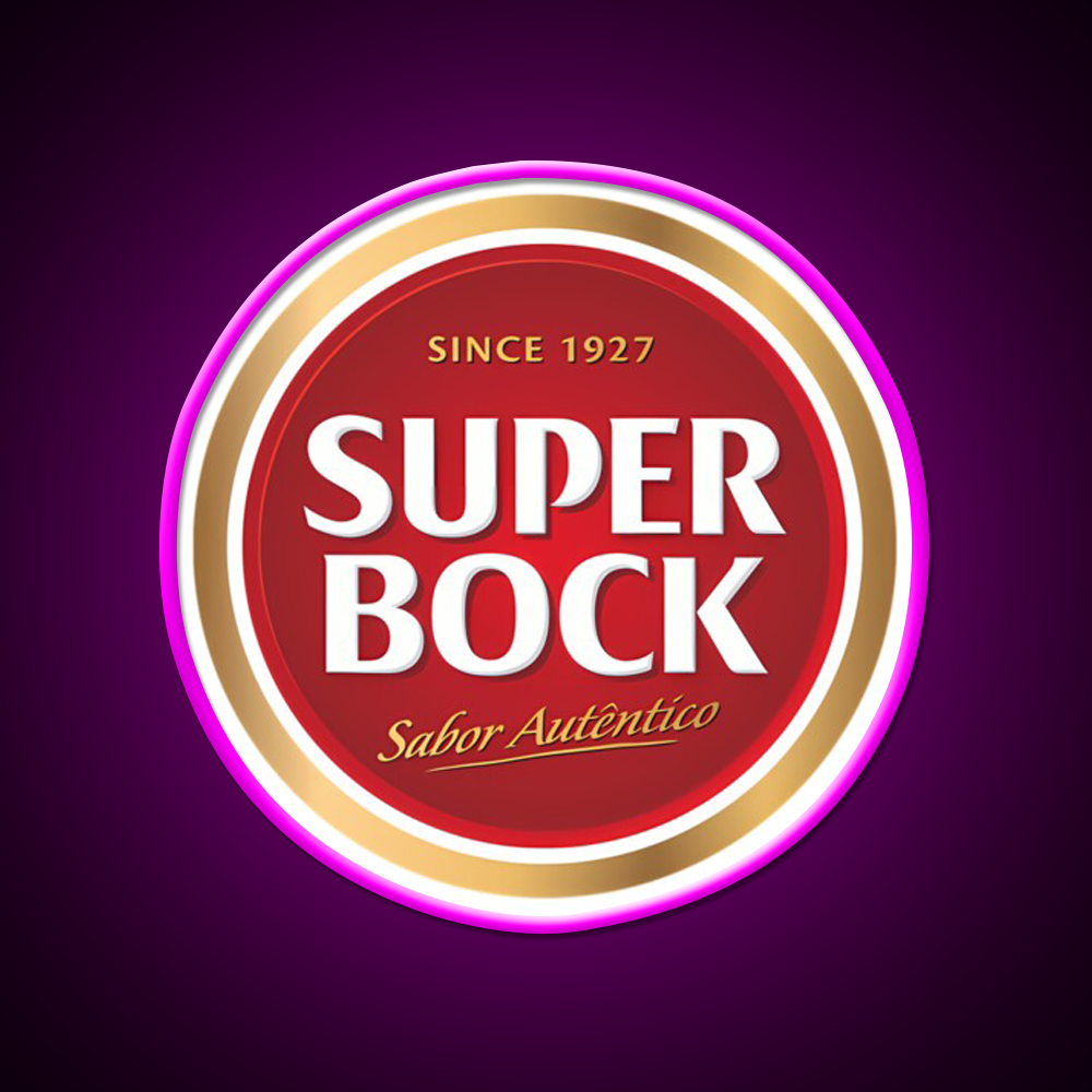 Super Bock Since 1927 Logo Beer Bar Decor Led Neon Sign Rgb Color