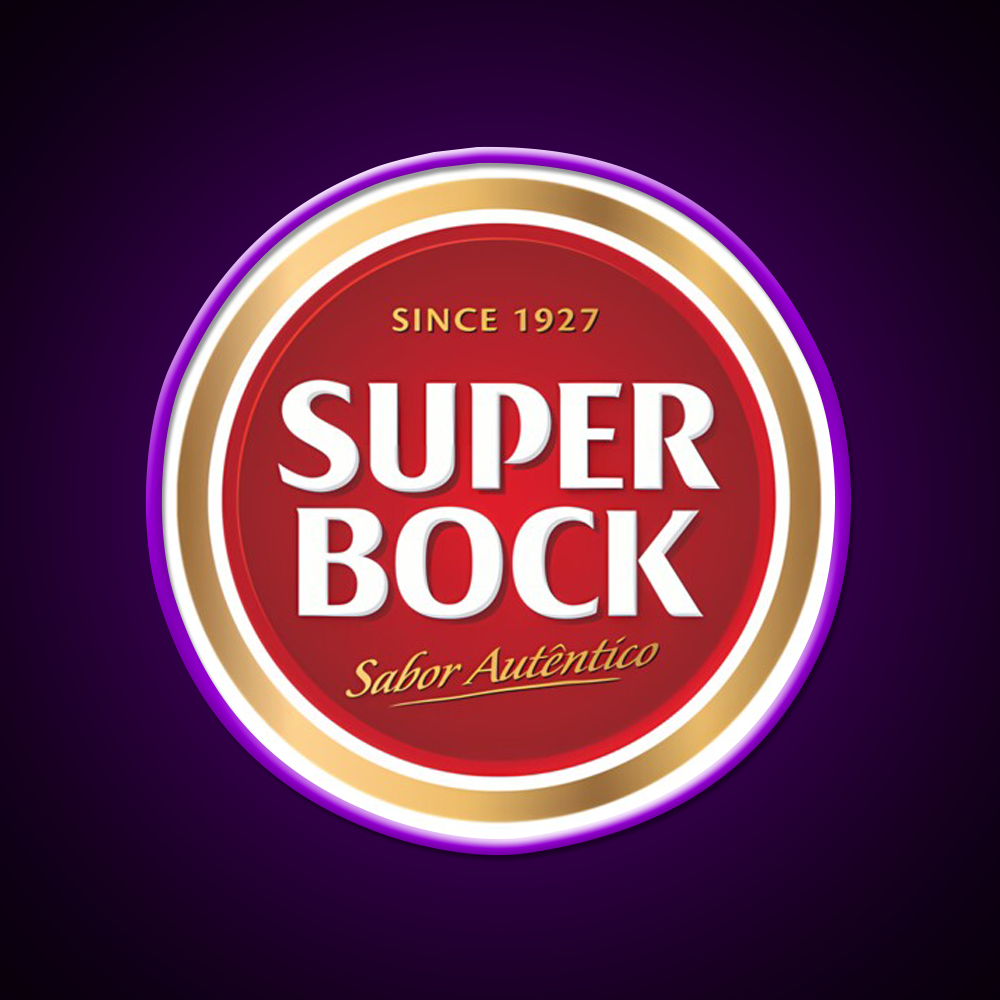 Super Bock Since 1927 Logo Beer Bar Decor Led Neon Sign Rgb Color