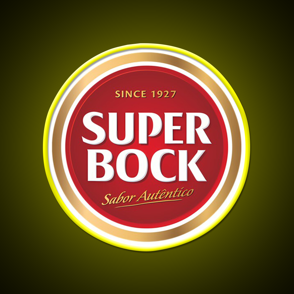 Super Bock Since 1927 Logo Beer Bar Decor Led Neon Sign Rgb Color