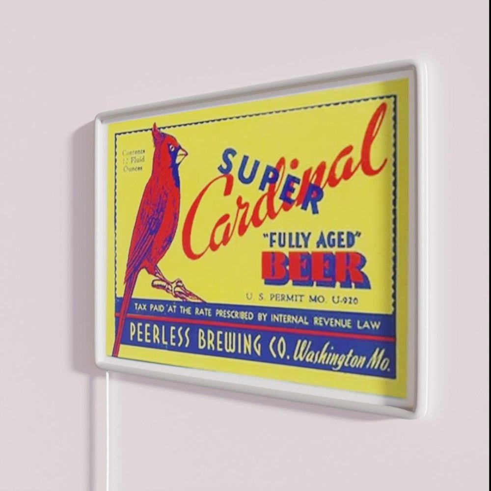 Super Cardinal Beer Rgb Led Neon Sign - Shineneon