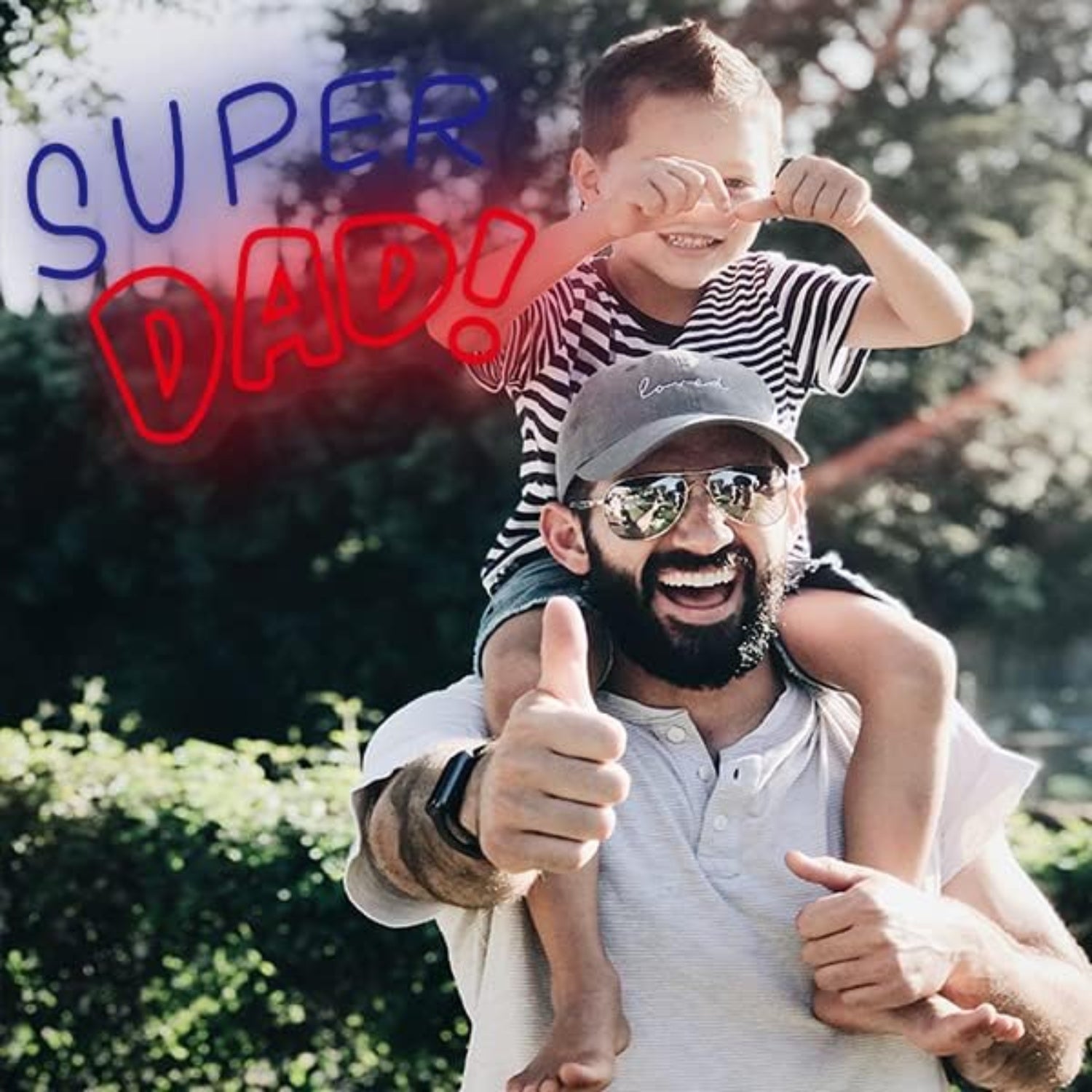 Super Dad Neon Sign For Fathers Gift Neon Signs For Home Decor | Shineneon