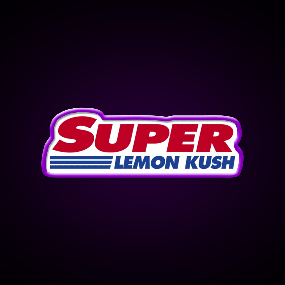 Super Lemon Kush Hemp Inspired Green Leaf Led Neon Sign Rgb Color - Shineneon