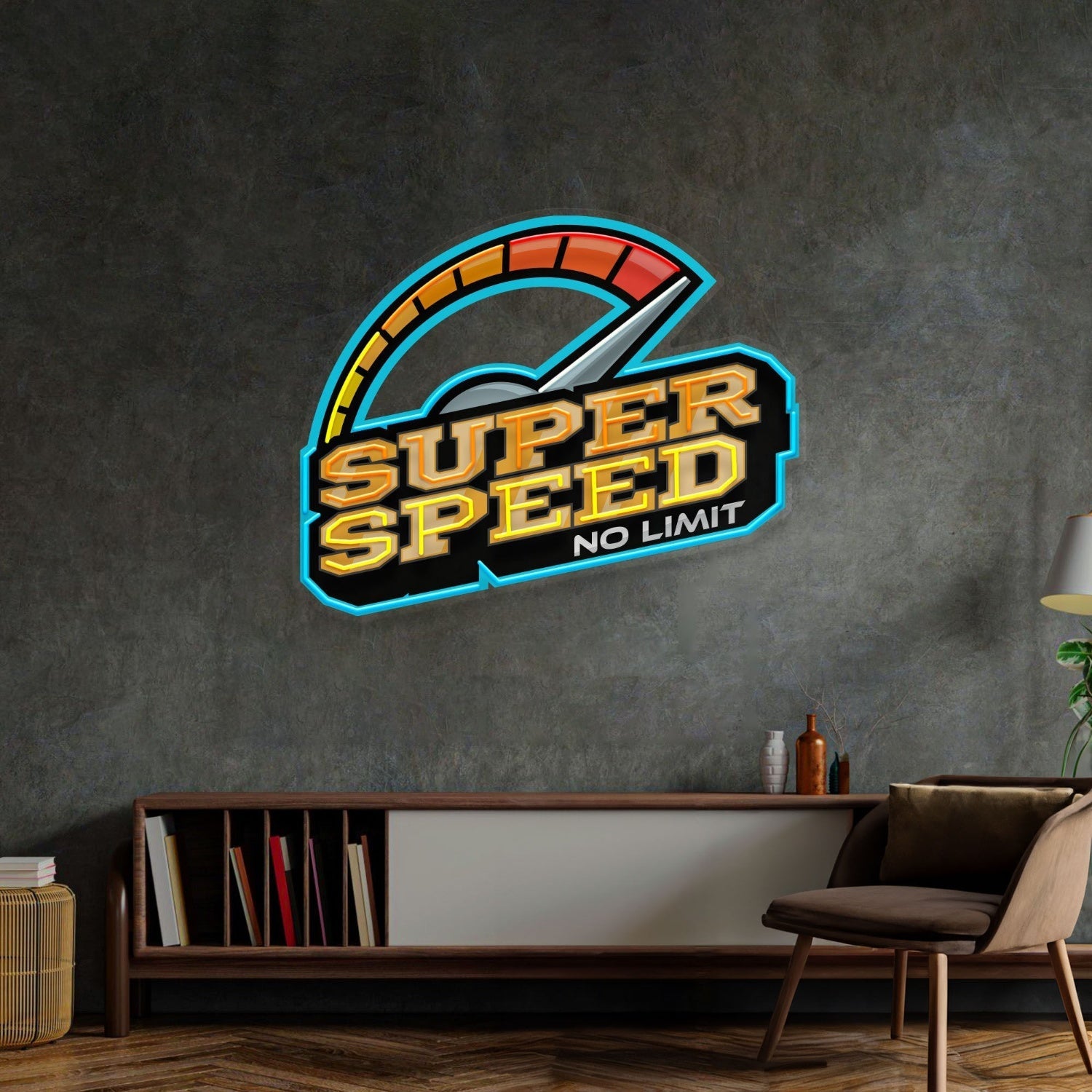 Super Speed Led Neon Sign Light Pop Art - Shineneon