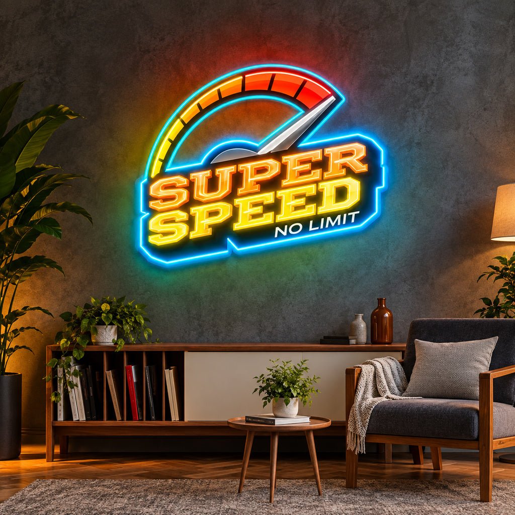 Super Speed No Limit LED Neon Sign - Shineneon