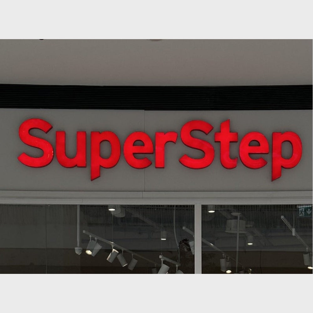Super Step 3D Frontlit Channel Letters Led Light Sign