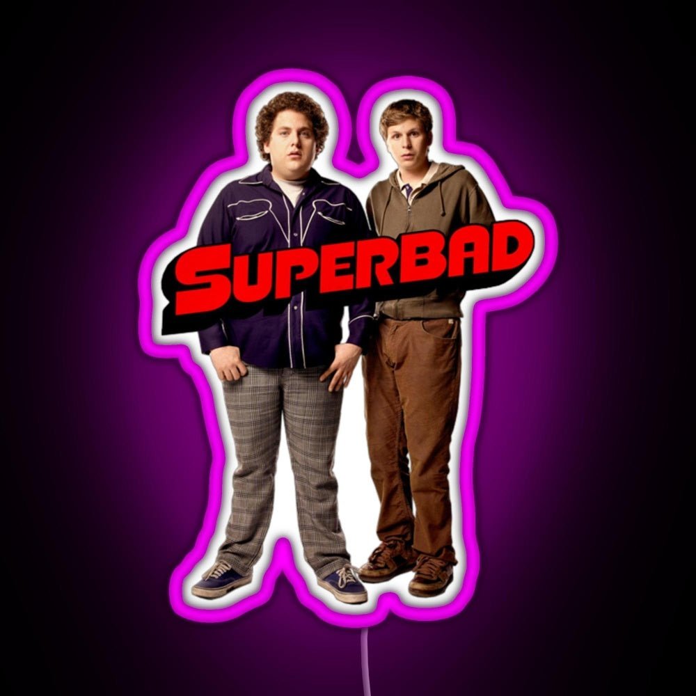 Superbad Movie Rgb Led Neon Sign Pop Wall Art - Shineneon