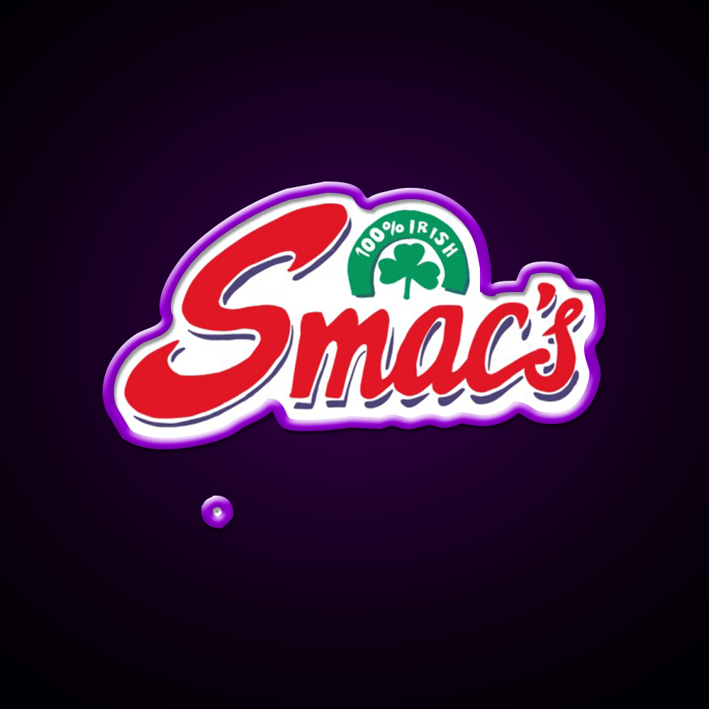 Supermacs Smacs Fast Food Led Neon Sign For Burger Place Rgb Color - Shineneon