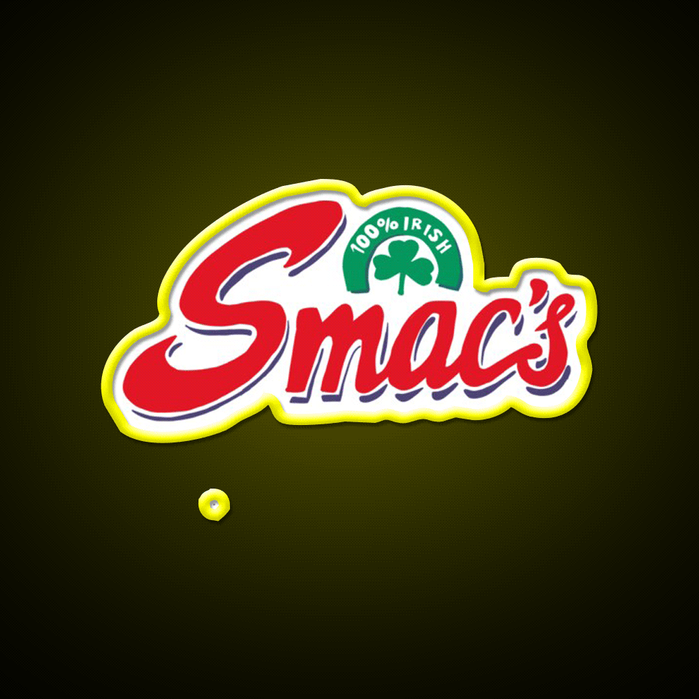 Supermacs Smacs Fast Food Led Neon Sign For Burger Place Rgb Color