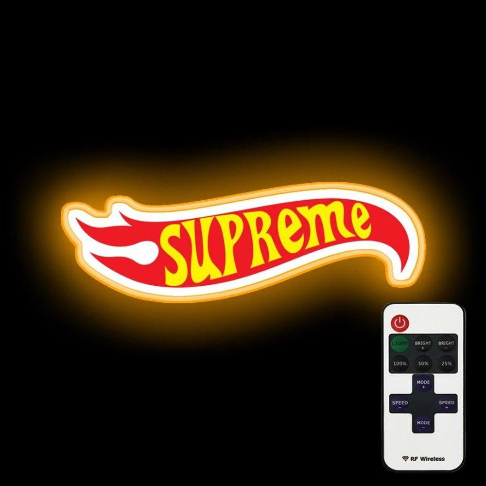 Supreme Hot Wheels Neon Sign - Shineneon
