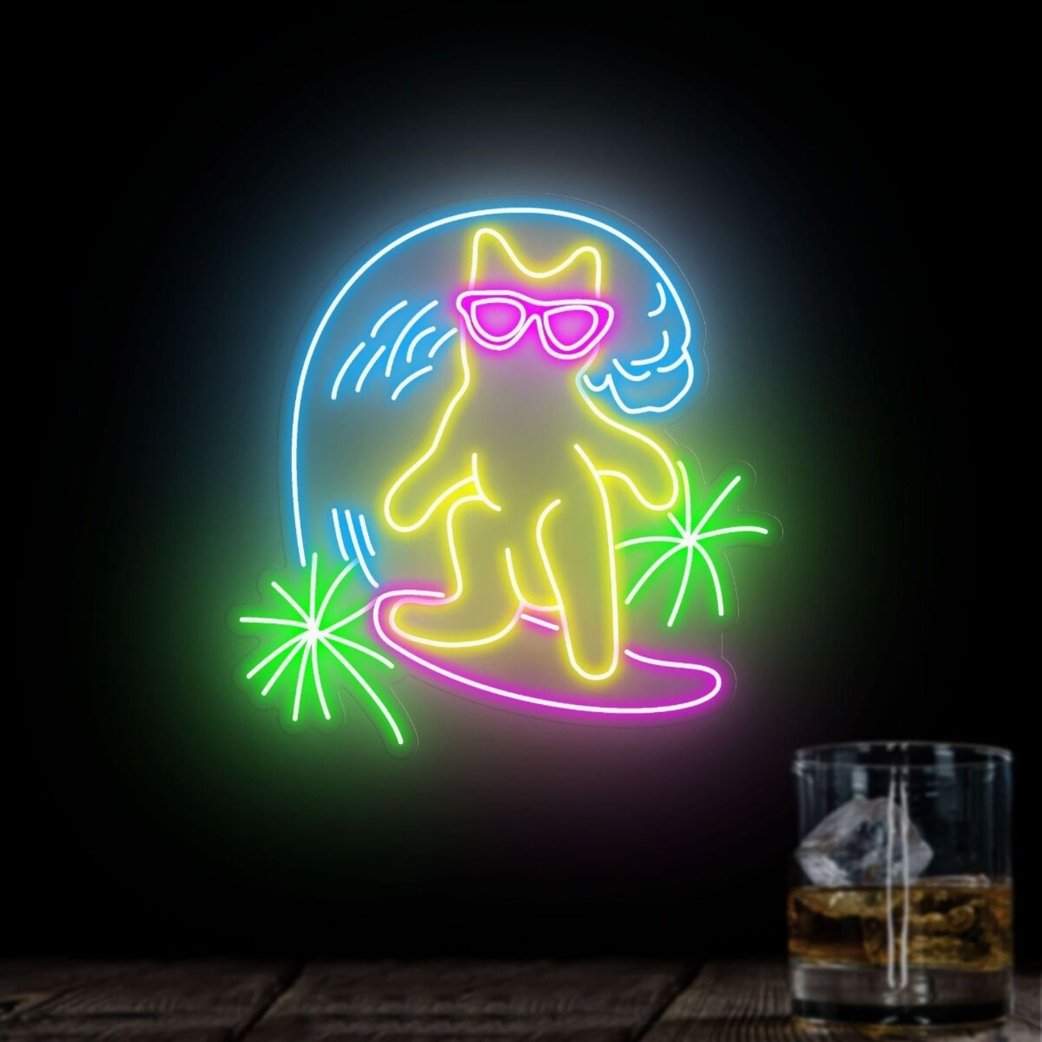 Surf Boy Led Neon Sign Versatile Led Neon Lights - Shineneon