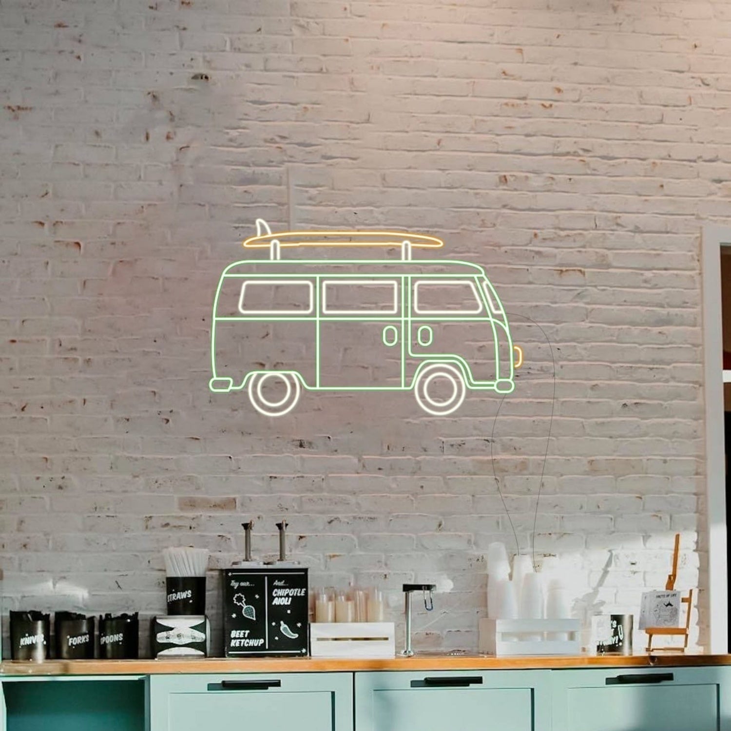 Surfer Caravan Led Neon Sign Wall Art | Shineneon