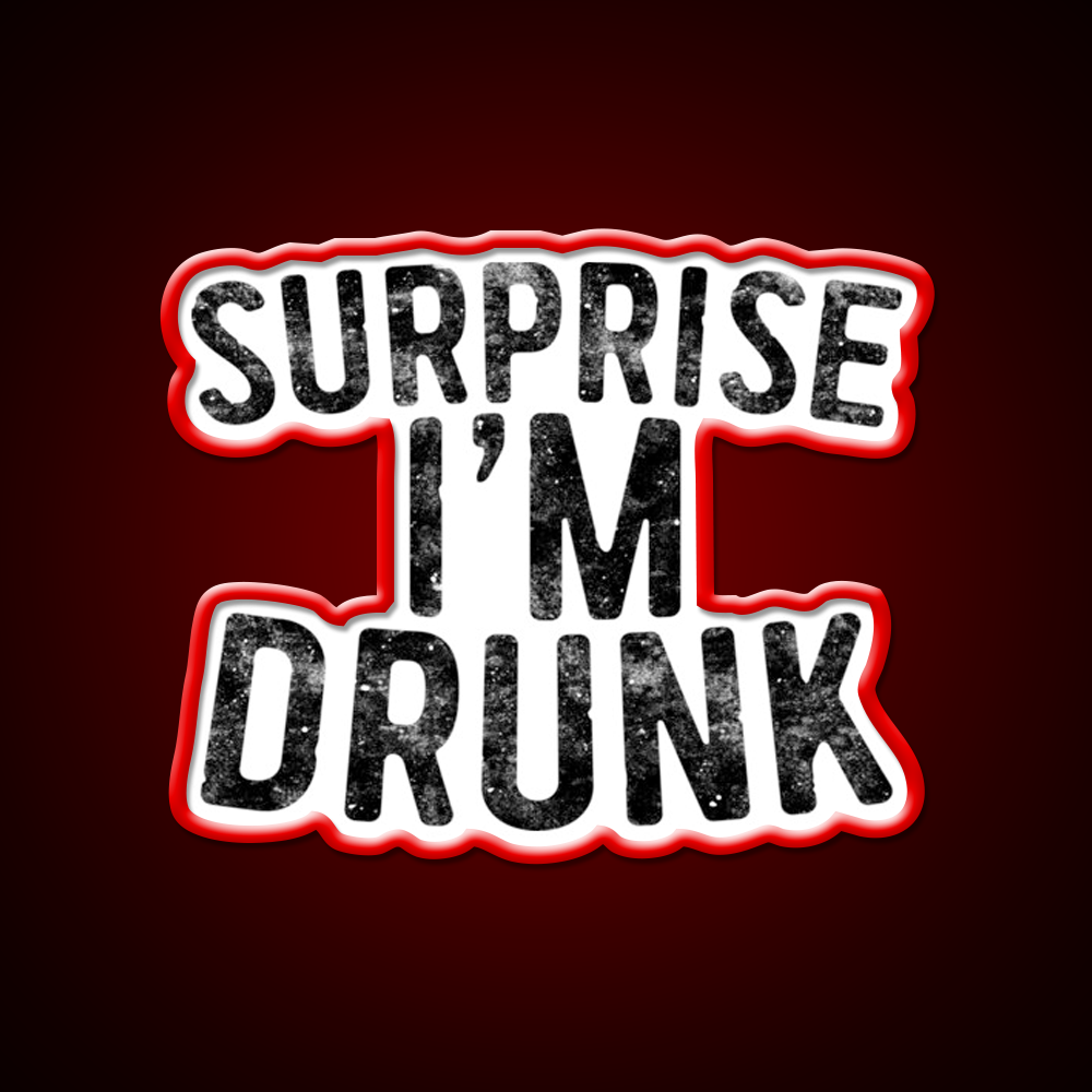 Surprise Im Drunk Beer Bar Decor Led Neon Sign Rgb Color - LED neon sign view 10
