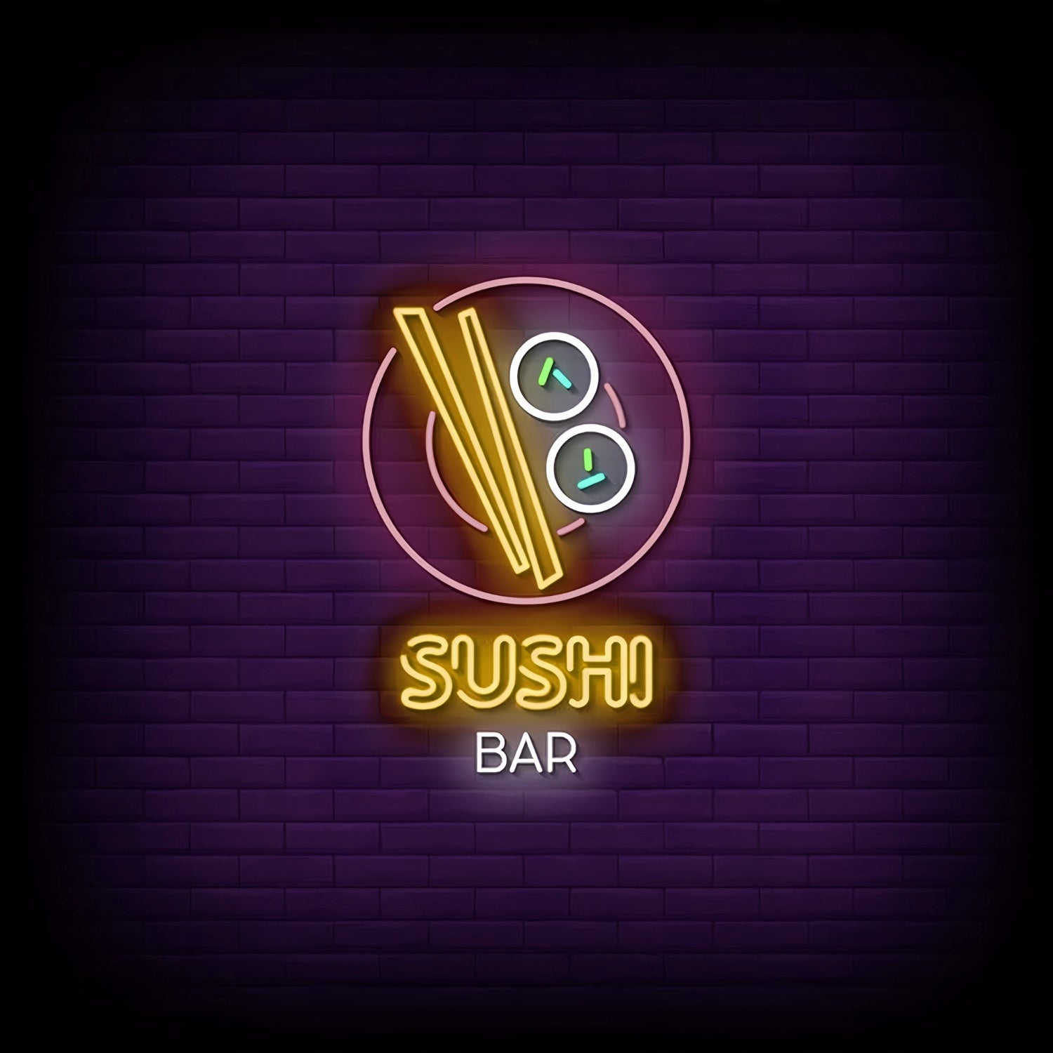Sushi Bar Add A Touch Of Neon Sushi To Your Space | Shineneon