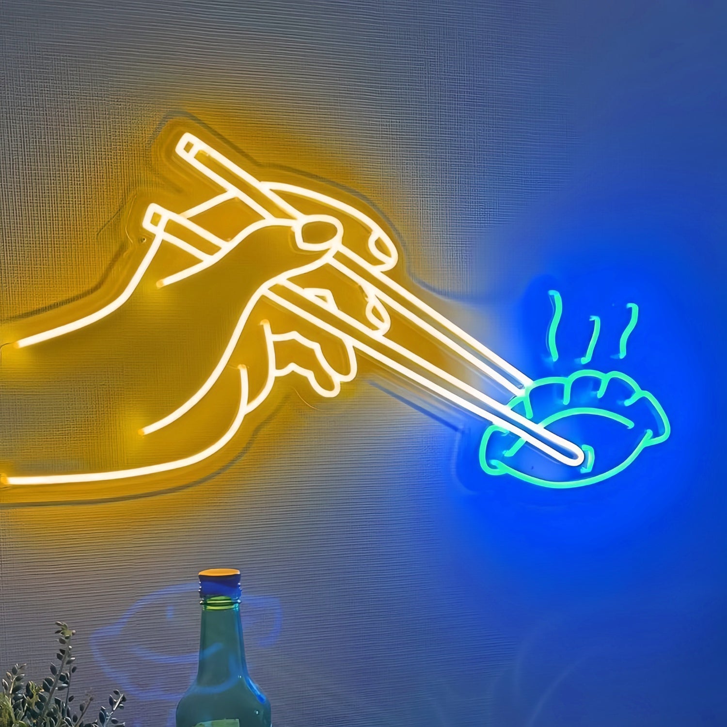 Sushi Dumpling Chopsticks Illuminate Your Space With Neon Flavor | Shineneon