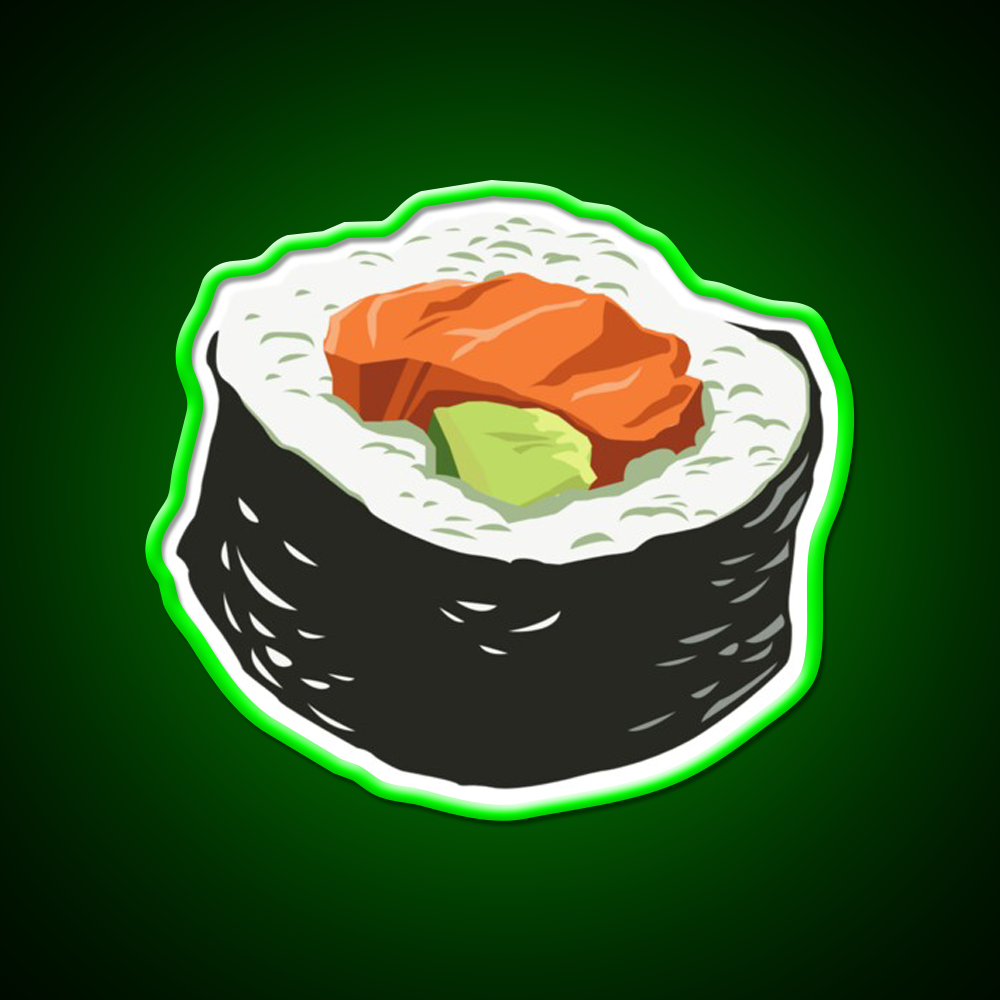 Sushi Fast Food Led Neon Sign For Burger Place Rgb Color