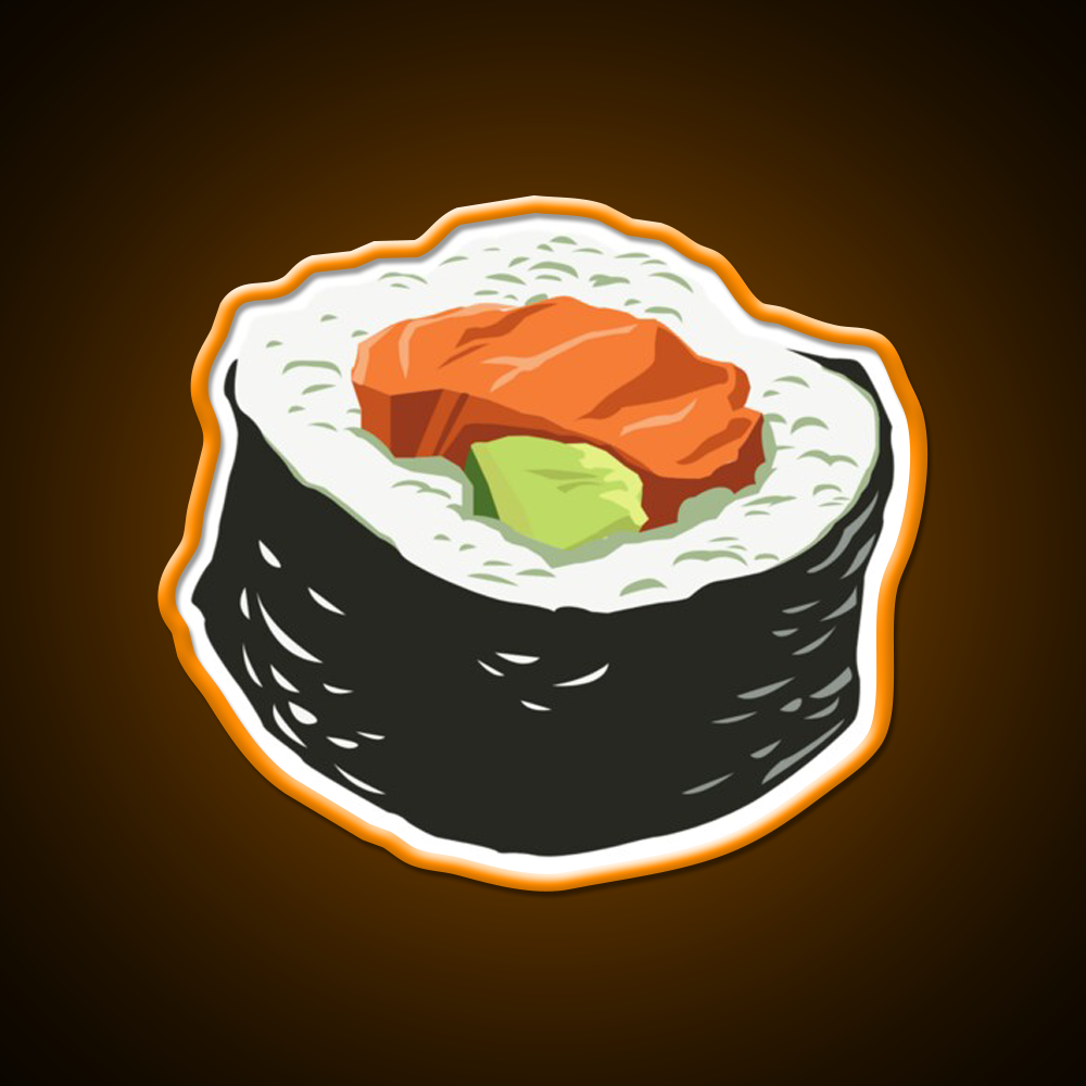 Sushi Fast Food Led Neon Sign For Burger Place Rgb Color