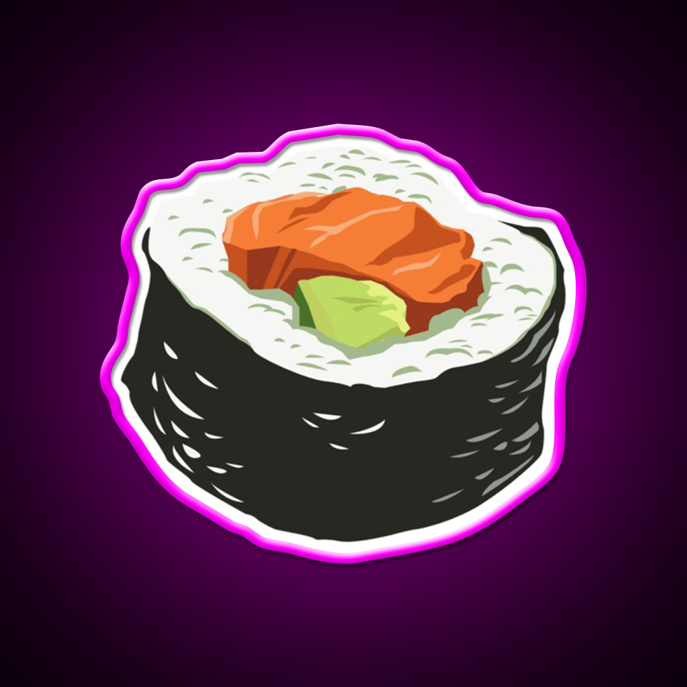 Sushi Fast Food Led Neon Sign For Burger Place Rgb Color