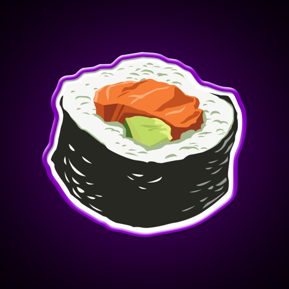 Sushi Fast Food Led Neon Sign For Burger Place Rgb Color