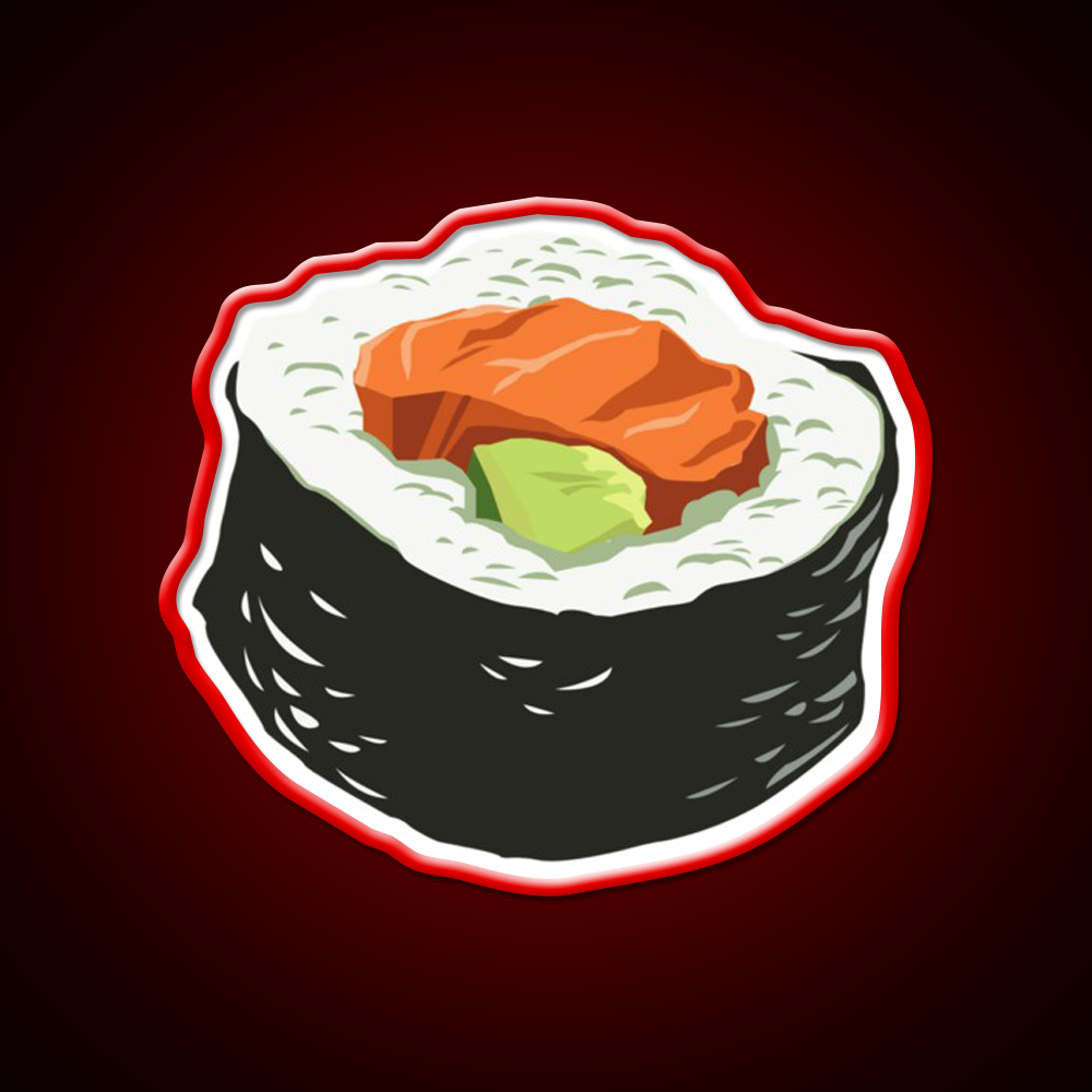 Sushi Fast Food Led Neon Sign For Burger Place Rgb Color