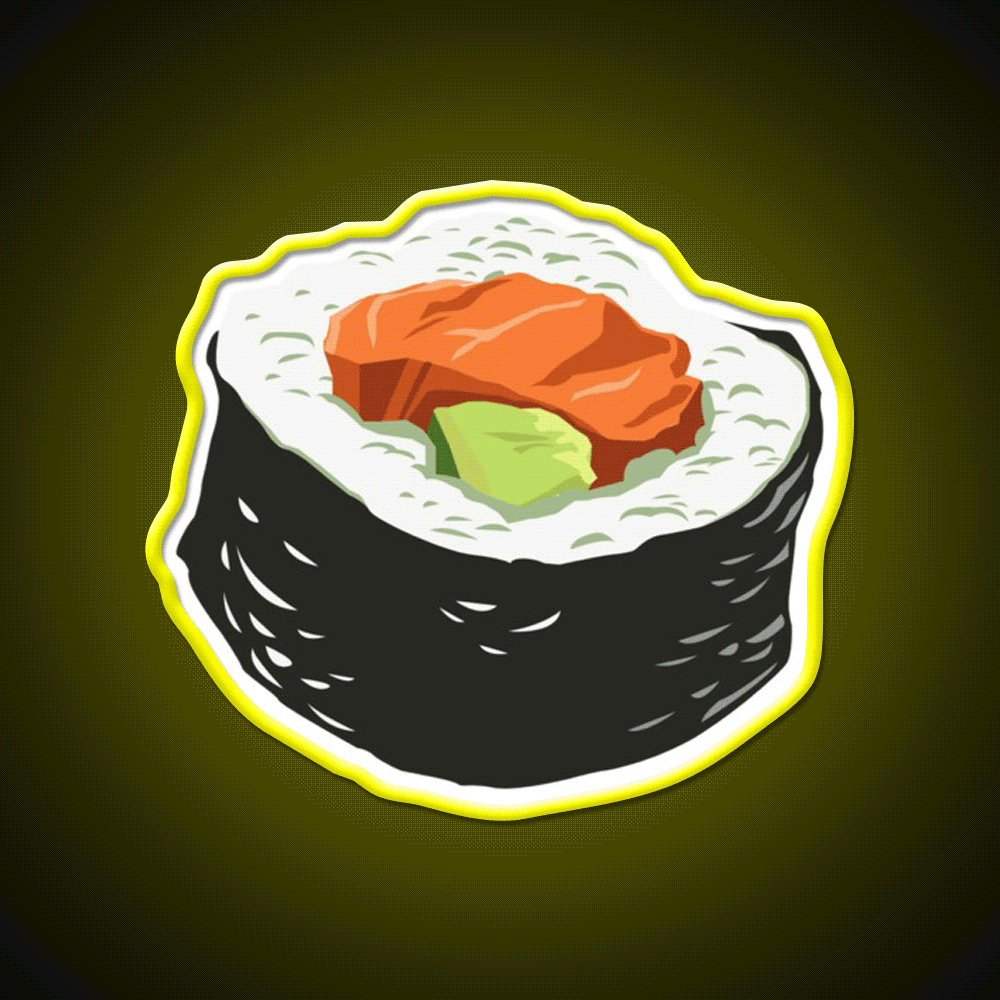 Sushi Fast Food Led Neon Sign For Burger Place Rgb Color