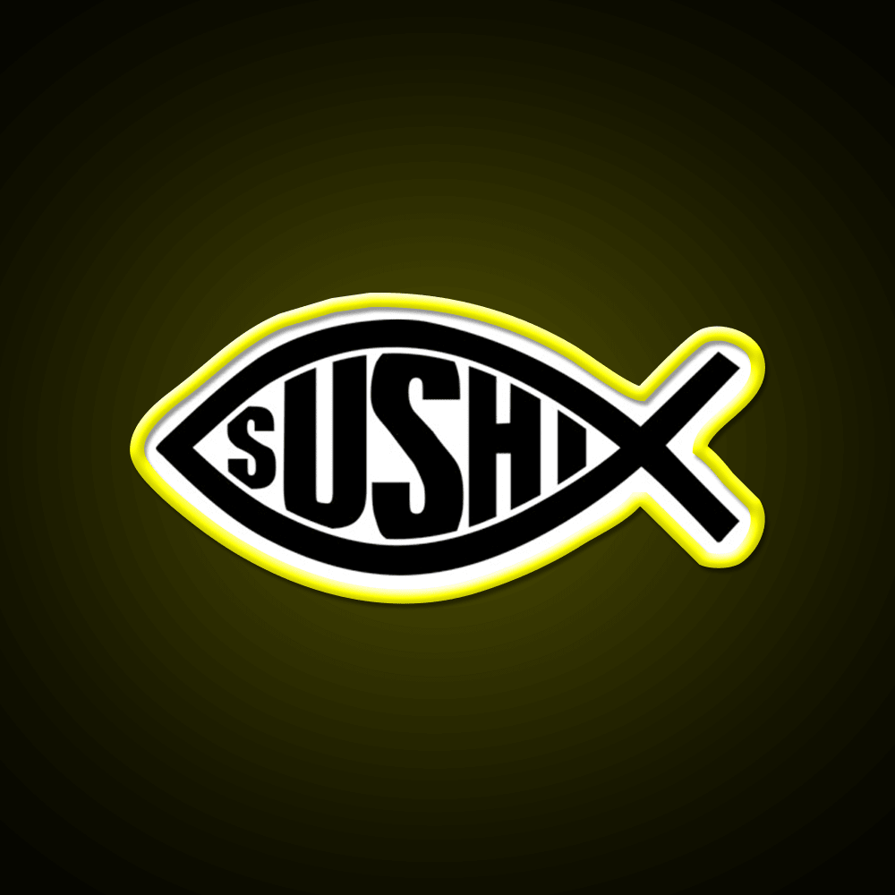 Sushi Fish Snack Food Led Neon Sign Rgb Color - Shineneon