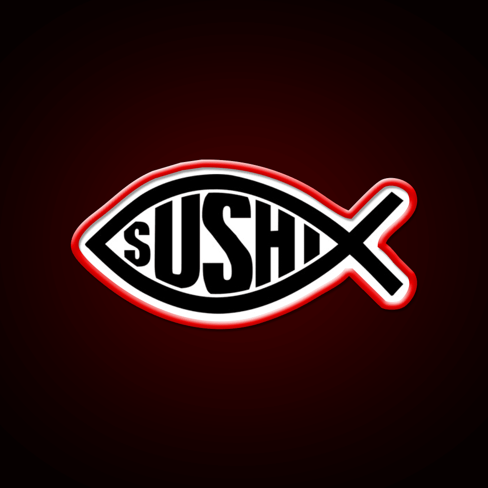 Sushi Fish Snack Food Led Neon Sign Rgb Color - Shineneon