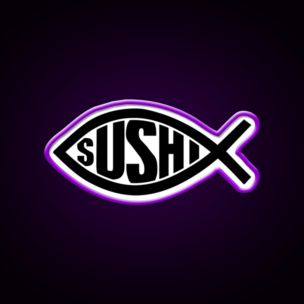Sushi Fish Snack Food Led Neon Sign Rgb Color - Shineneon