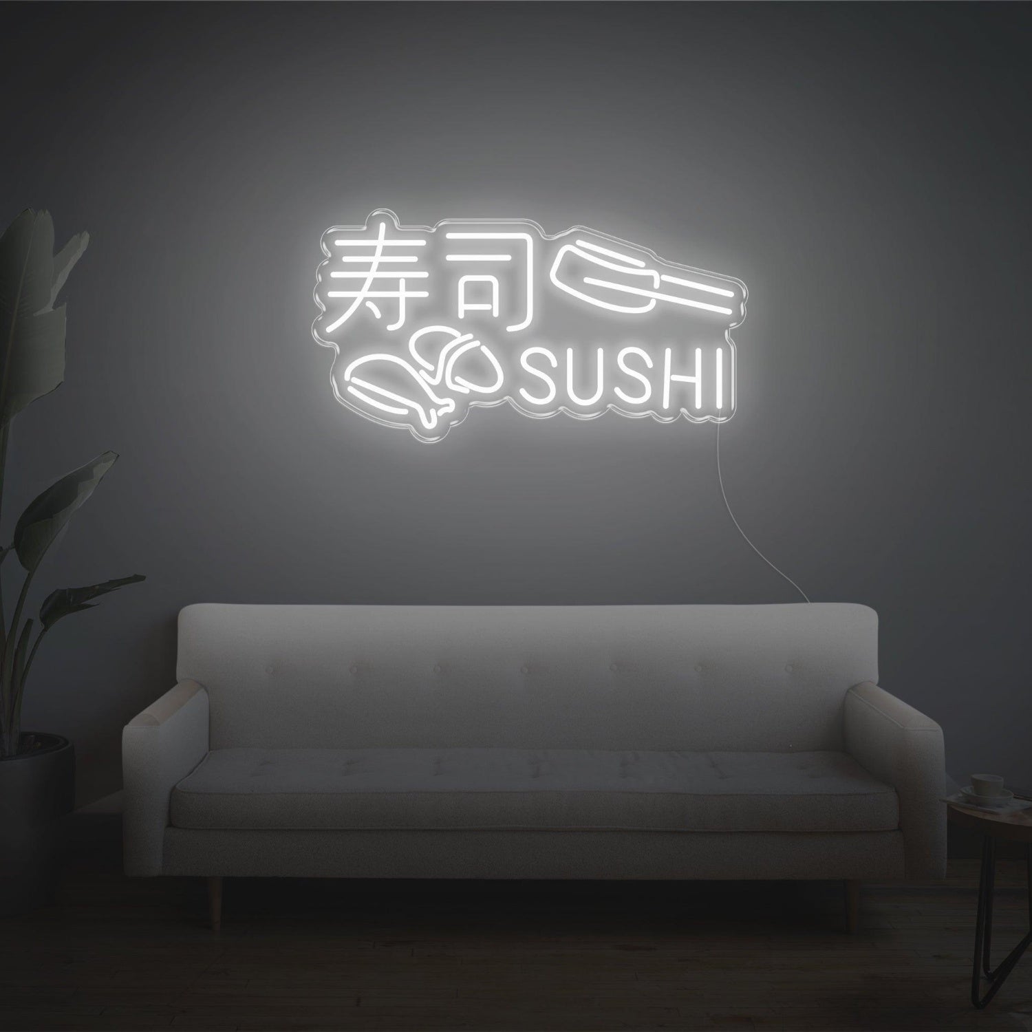 Sushi Green Led Neon Sign With Text And Sushi Roll For Restaurant Home Decor | Shineneon