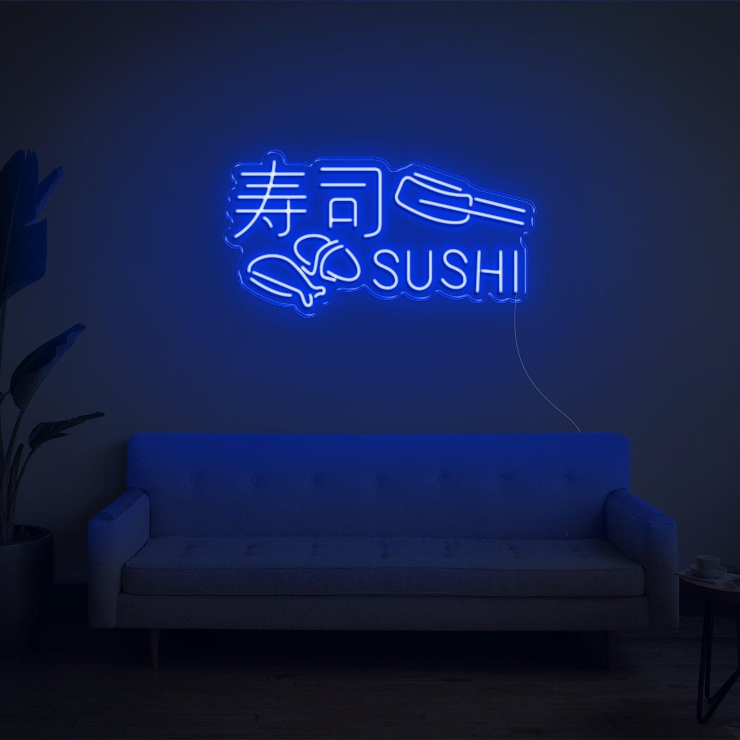 Sushi Green Led Neon Sign With Text And Sushi Roll For Restaurant Home Decor | Shineneon